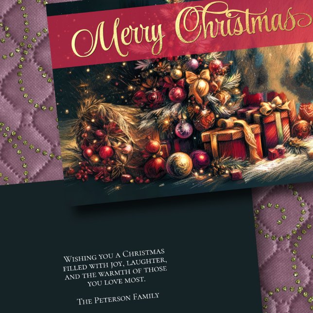 Cartão Desenho da Serenidade Inverna Cena de Natal (Criador carregado)