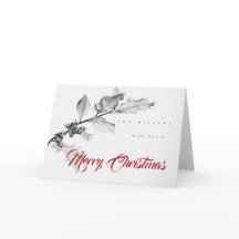 Desenho de Arte do Lápis de Natal Holly