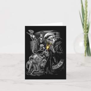 Cartão Desenho de motocicleta Motocicleta Mecânico de mot