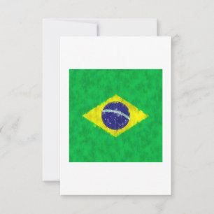 Cartão Desenho de pintura a óleo no Brasil