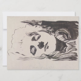 Cartão Desenho de uma mulher de "Ver Sacrum" (Moser)