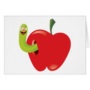 Cartão Desenhos animados Apple