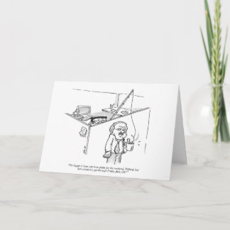 Cartão - desenhos animados da pesca - molde