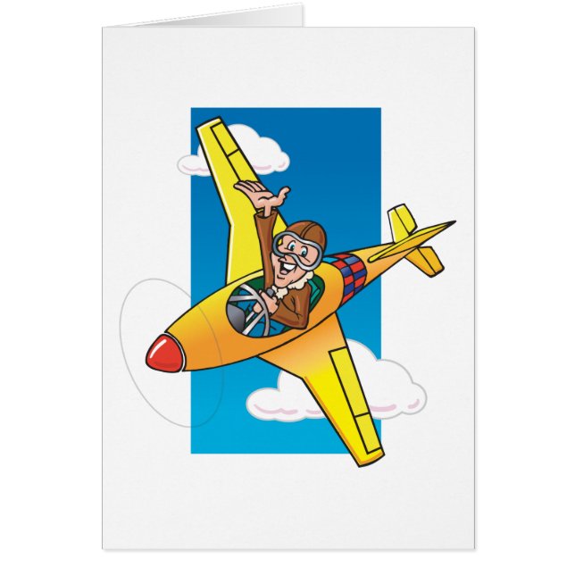 Cartão Desenhos animados P51 (Frente)