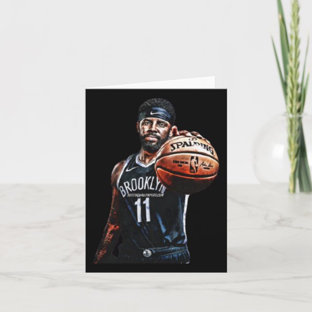 Cartão Desenhos de Basquetebol  (Frente)