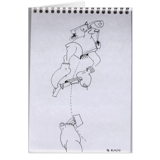 Cartão Desenhos fracos da PDD 6 O que há de errado? Cartã (Frente)