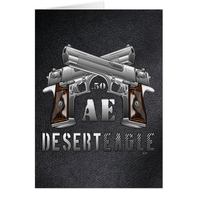 Cartão Desert Eagle .50 AE (Frente)
