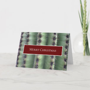 Cartão Desert Southwest Christmas Cactus