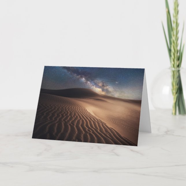 Cartão Desertos | Ordos City Mongólia China (Frente)