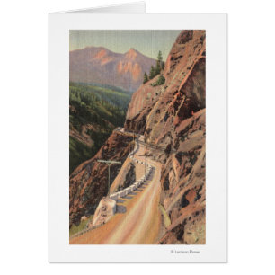 Cartão Desfiladeiro e estrada Dollard