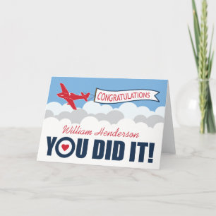 Cartão Desfile de Saída Personalizado   RAF britânica