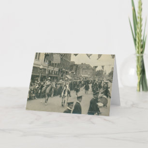 Cartão Desfile dos Dias da Fronteira Cheyenne.