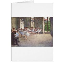 Cartão Desgaseifique dançarinos de balé