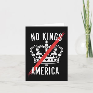 Cartão Design anti-monarquia na América