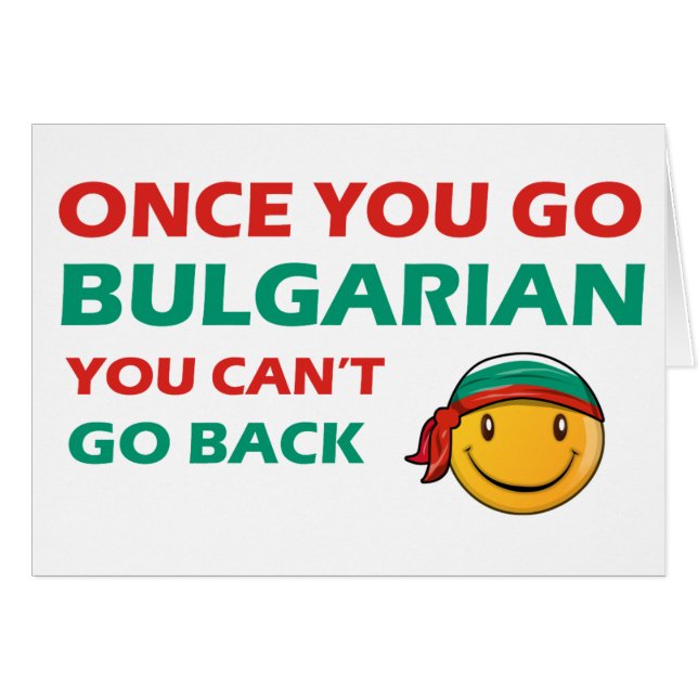 Cartão Design búlgaro (Frente Horizontal)