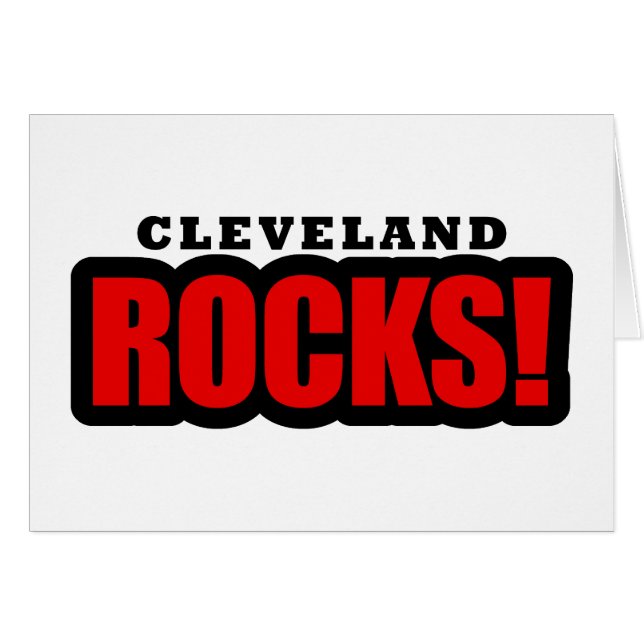 Cartão Design da cidade de Cleveland, Alabama (Frente Horizontal)