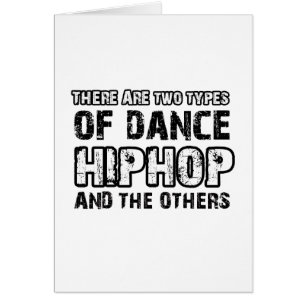 Cartão Design da dança de Hiphop