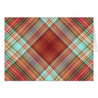 Cartão Design da flanela