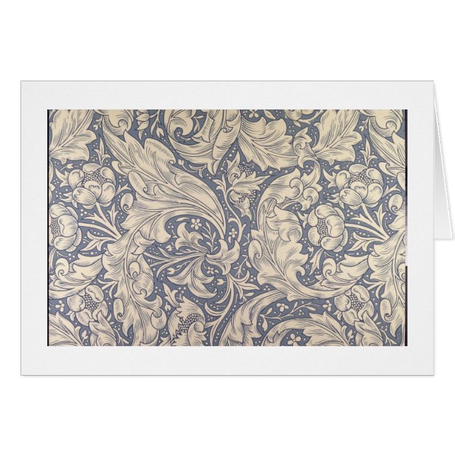 Cartão Design da "margarida" (matéria têxtil) (Frente Horizontal)