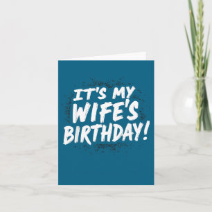 Cartão Design de Aniversário da Esposa para Pai Marido co