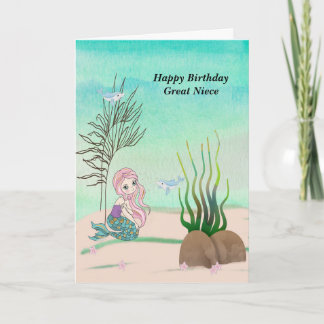 Cartão Design de aniversário para o Excelente Niece com S