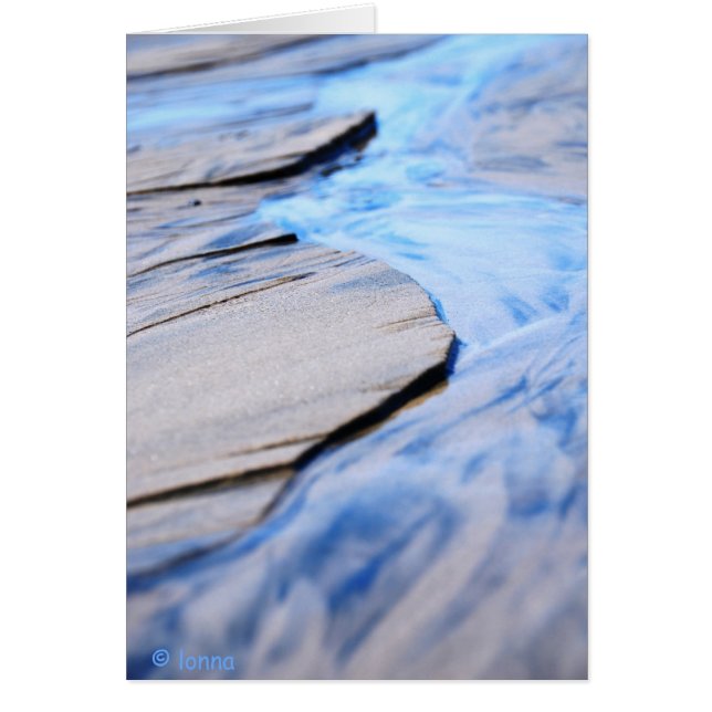 Cartão Design de areia (Frente)