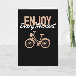Cartão Design de Bicicleta - Aproveite a cada momento