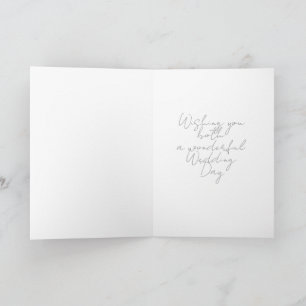 Cartão Design de Bolo de Casamento Sr e Sra