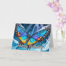 Design de borboleta artística colorida