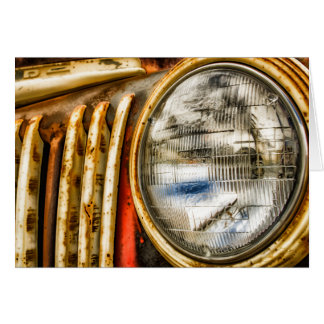 Cartão Design de Caminhão Antigo