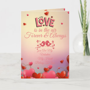 Cartão Design de Citação de Amor Romântico Amor Rosa El