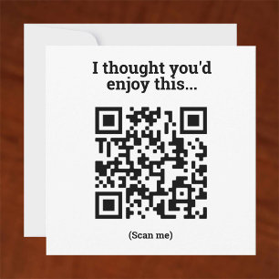 Cartão Design de Código QR