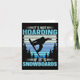 Cartão Design De Destruição E De Snowboard Para Um Snowbo