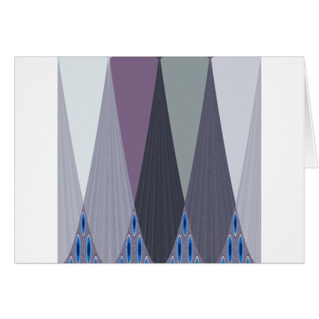 Cartão Design de Eastaern Contemporâneo (Frente Horizontal)