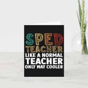 Cartão Design de Educação Especial Engraçado para Homens 
