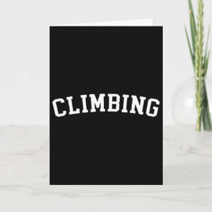 Cartão Design de escalada Ool para mulheres e meninas