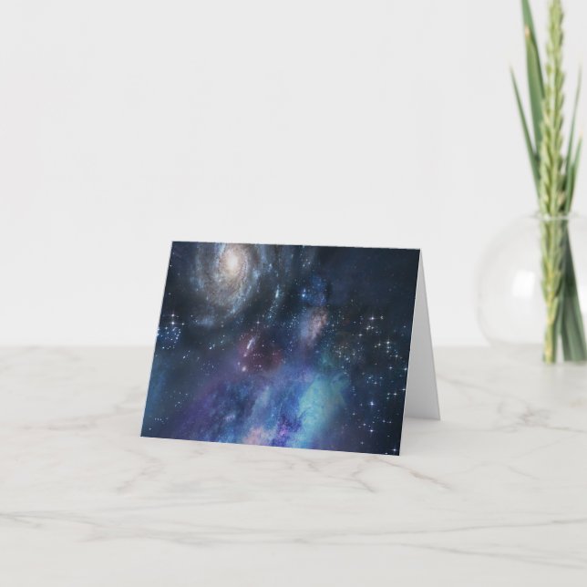 Cartão Design de espaço (Frente)