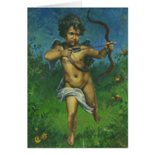 Cartão Design de fresco do Cupido