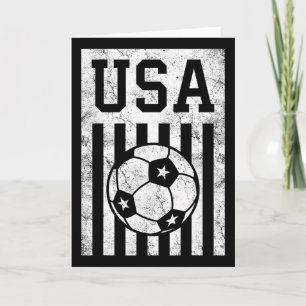 Cartão Design de futebol engraçado para homens e mulheres