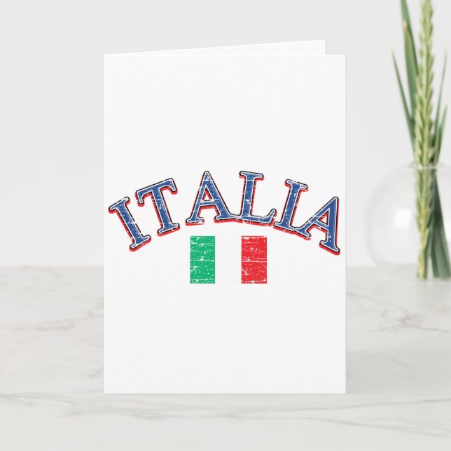 Cartão Design de futebol italiano (Frente)