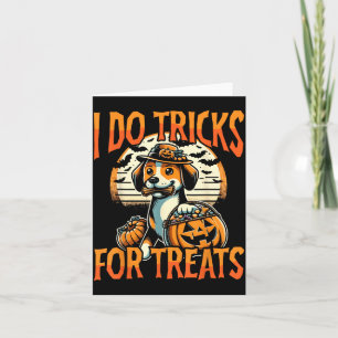 Cartão Design de Halloween de Proprietário de Cão Engraça