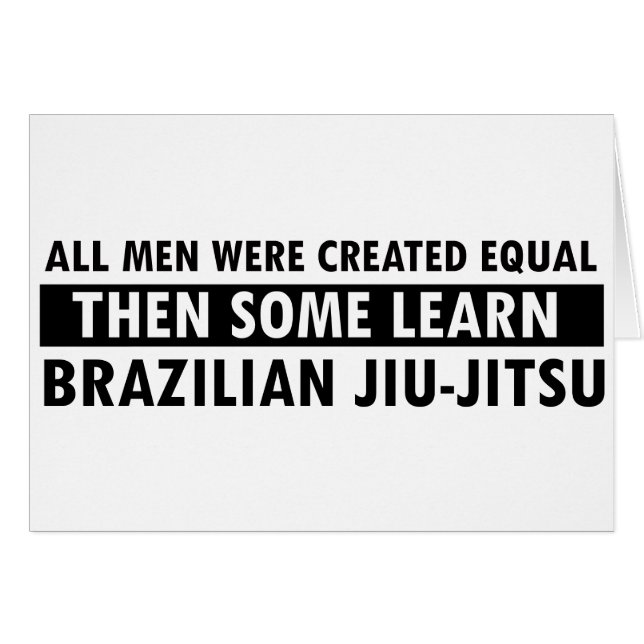 Cartão Design de Jiu-Jitsu do brasileiro (Frente Horizontal)