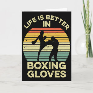 Cartão Design de Kickboxing para um lutador de Muay Thai