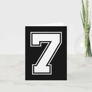 Cartão Design de Meme Divertido Seis Sete 6 7 