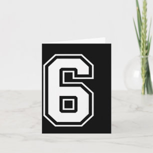 Cartão Design de Meme Divertido Seis Sete 6 7 