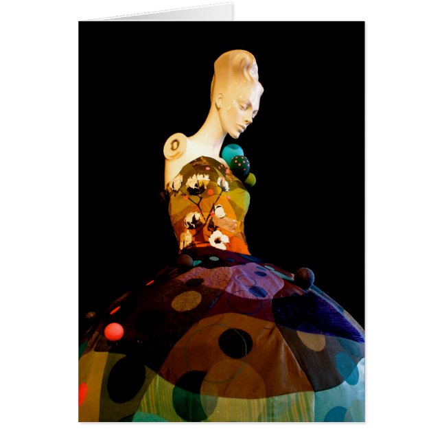 Cartão Design de moda (Frente)