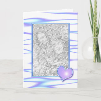 Cartão Design de Pastel Heart (quadro fotográfico)