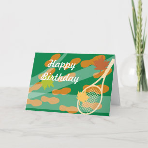 Cartão Design de Placa de Aniversário tênis