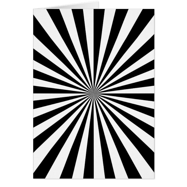 Cartão Design de roda de rotação de ruptura do Sol óptico (Frente)