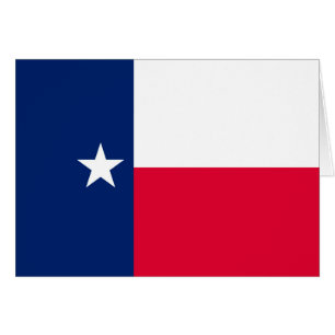Cartão Design de Sinalizador do Estado do Texas